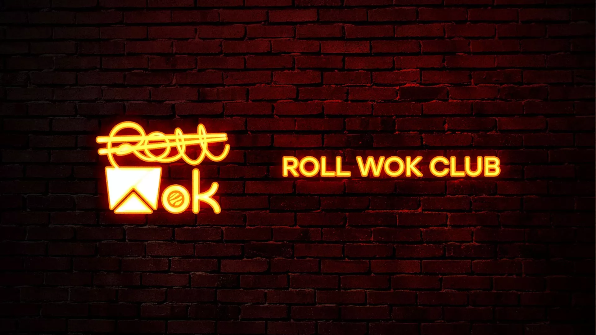 Разработка интерьерной вывески суши-бара «Roll Wok Club» в Олонце