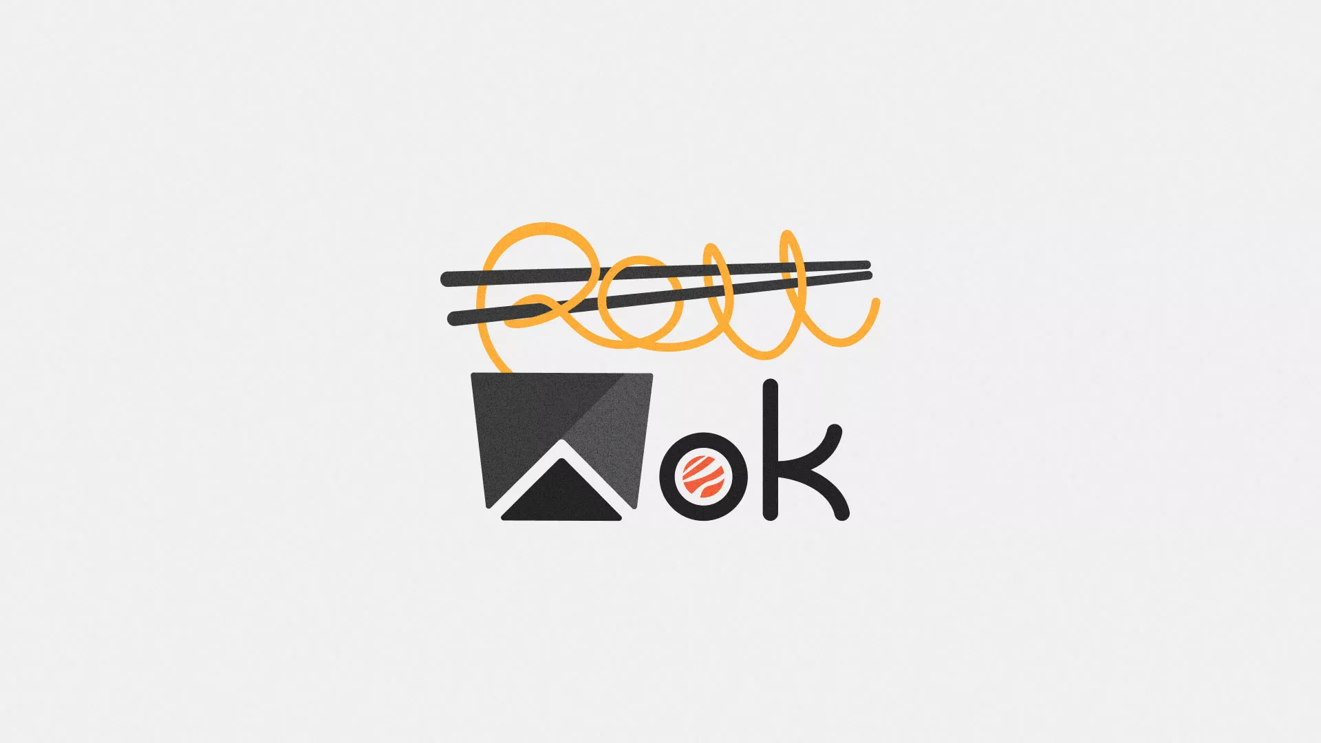 Разработка логотипа в Олонце для суши-бара «Roll Wok Club» Разработка логотипа в Олонце для суши-бара «Roll Wok Club»